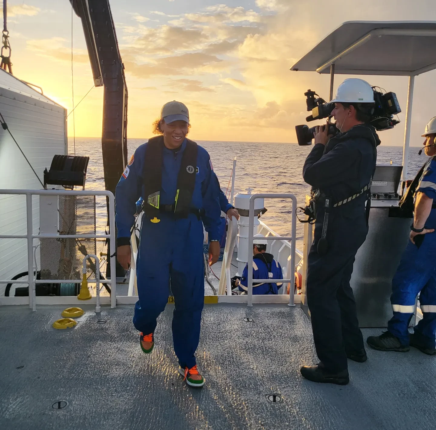 Dr Dawn Wright post Challenger Deep dive