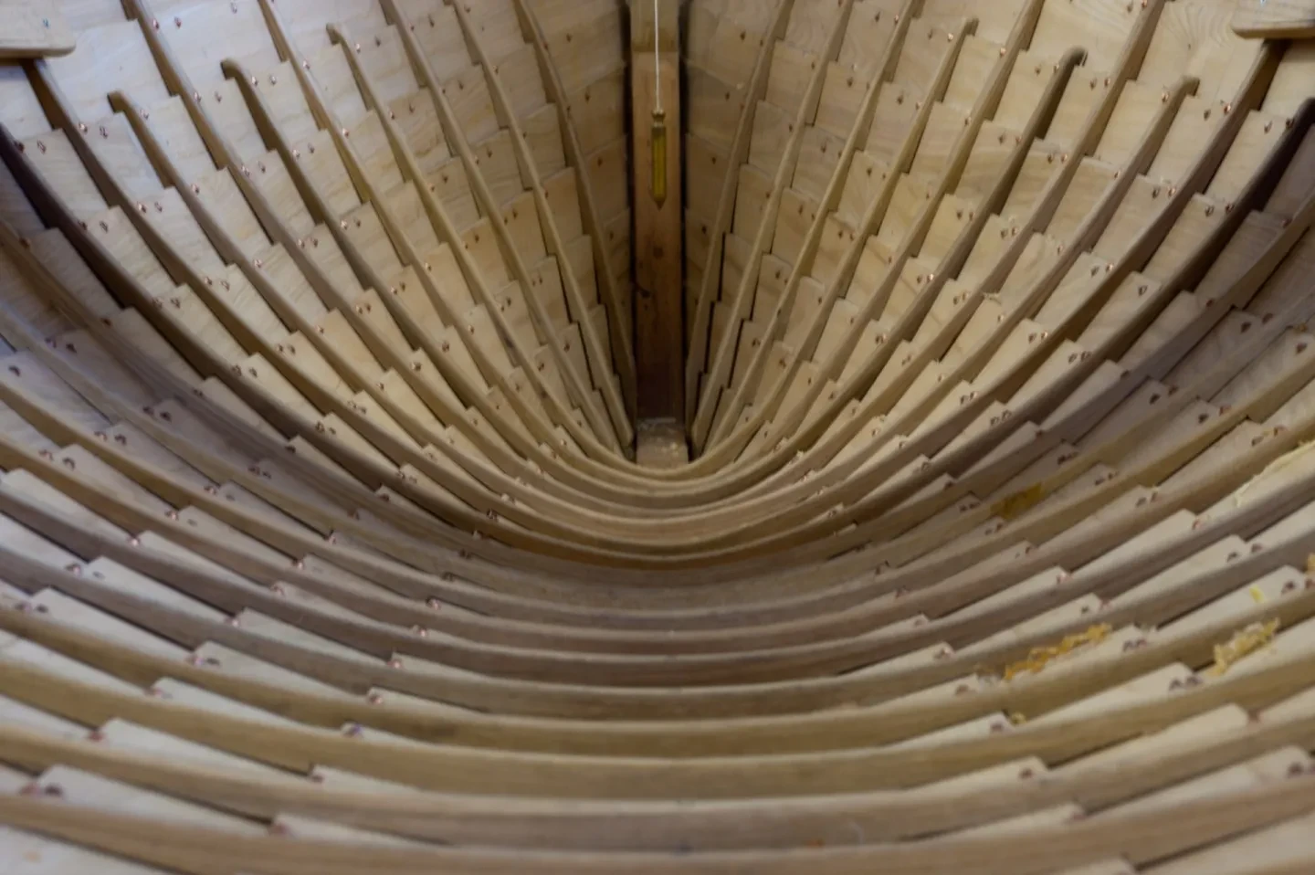 Image of a hull of a wooden boat