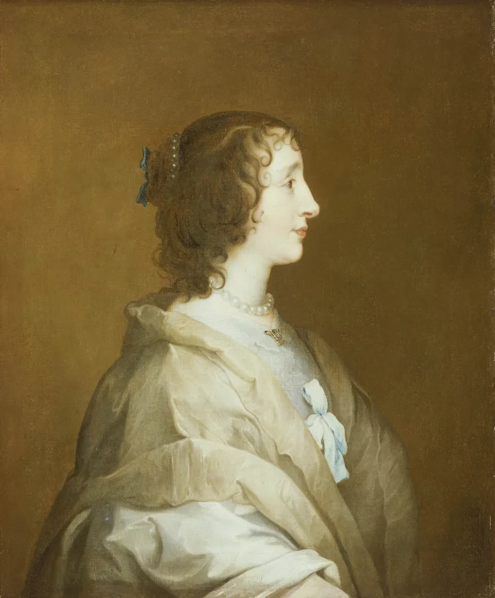Van Dyck's portrait of Queen Henrietta Maria.