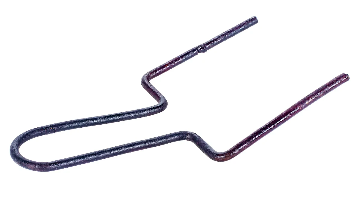 Image of piece of wire in fork shape